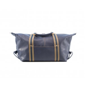 BAGAGE CUIR BLEU | Baroudeur Urbain 